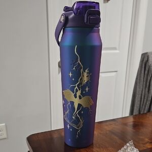 Mystic Dragon Insulated Water Bottle - Purple and Gold
